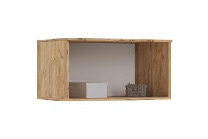 Антресоль "Норд" к шкафу 800 дуб крафт золотой - изумруд