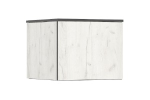 Набор шкафов "Норд" (211х171 см) с антресолями (дуб крафт белый)