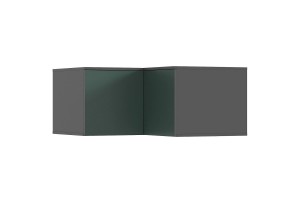 Набор шкафов "Норд" (170х210 см) с антресолями графит - изумруд