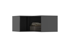 Набор шкафов "Норд" (170х210 см) с антресолями графит - изумруд