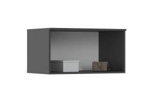 Антресоль "Норд" к шкафу 800 графит - изумруд