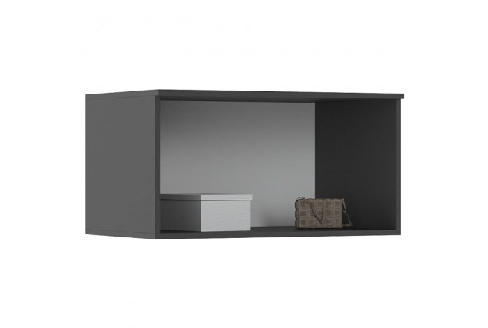 Антресоль Норд к шкафу 800 графит - изумруд