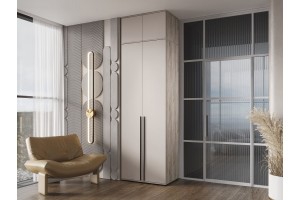 Антресоль "Норд" к шкафу 800 дуб крафт серый - кашемир