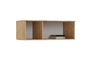 Набор шкафов "Норд" со стеллажами (дуб крафт золотой - изумруд)