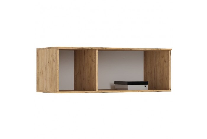 Антресоль Норд к шкафу 1200 дуб крафт золотой - изумруд