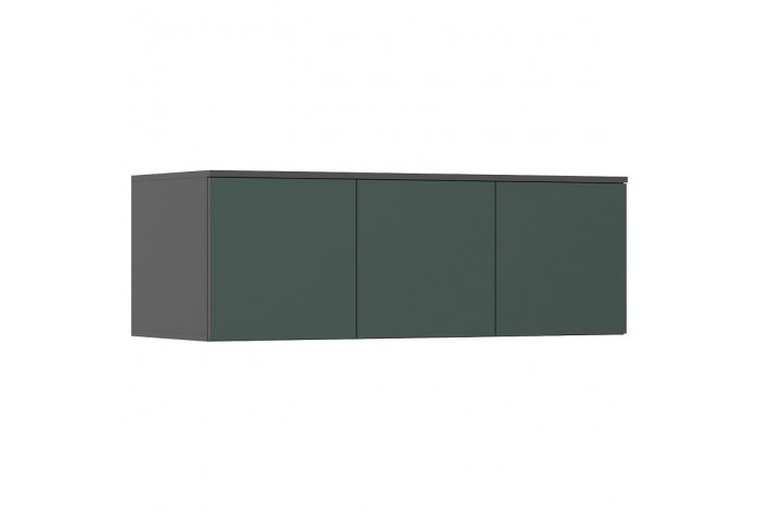 Антресоль Норд к шкафу 1200 графит - изумруд