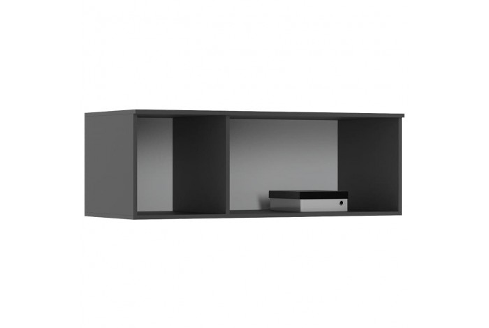 Антресоль Норд к шкафу 1200 графит - изумруд