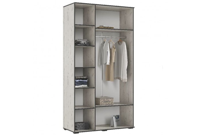 Набор шкафов Норд со стеллажами дуб крафт белый