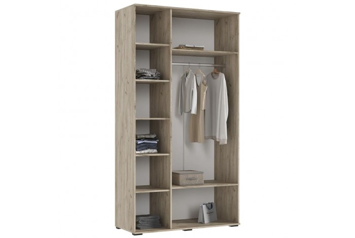 Набор шкафов Норд со стеллажами дуб крафт серый - кашемир