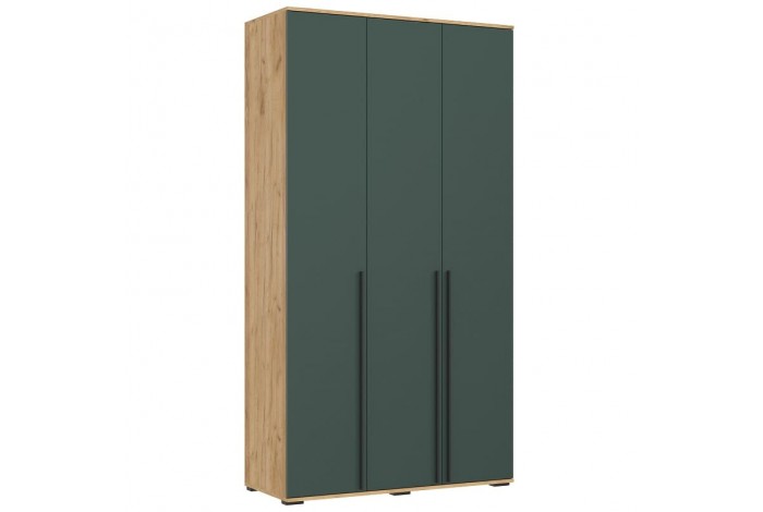 Набор шкафов Норд со стеллажами дуб крафт золотой - изумруд