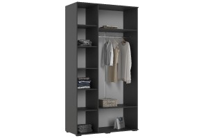 Набор шкафов "Норд" со стеллажами (графит)