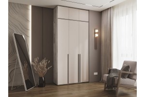 Антресоль "Норд" к шкафу 1200 (дуб крафт серый - кашемир)