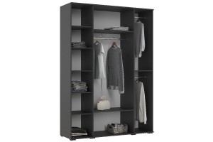 Набор мебели для спальни "Норд - Челси- 1"  (графит - графит)