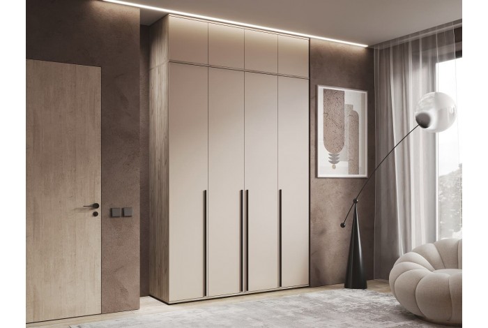 Антресоль Норд к шкафу 1600 дуб крафт серый - кашемир