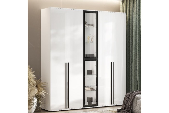 Набор шкафов Норд белый - белый глянец