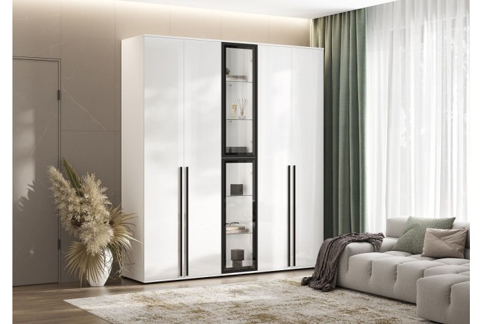Набор шкафов Норд белый - белый глянец