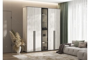 Набор шкафов "Норд" (дуб крафт белый)