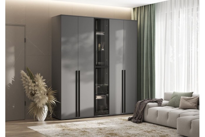 Пенал Норд стекло графит