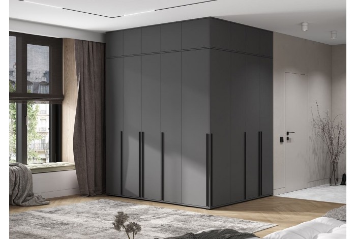 Пенал Норд угловой графит