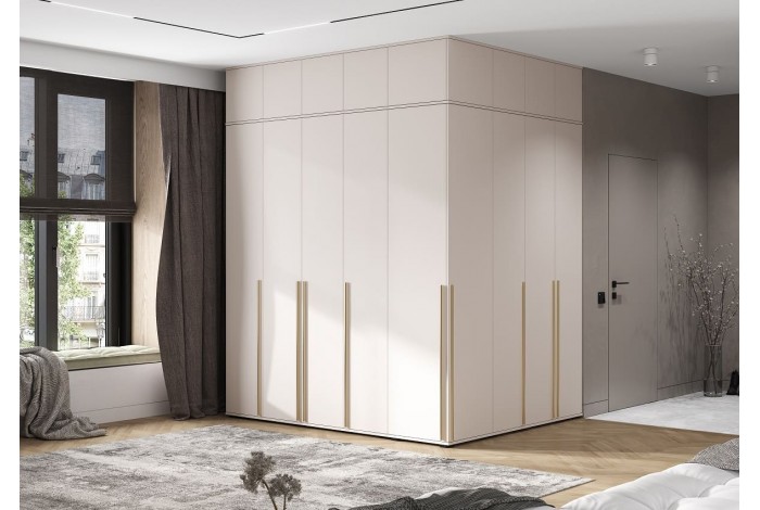 Набор шкафов Норд 211х171 см с антресолями кашемир