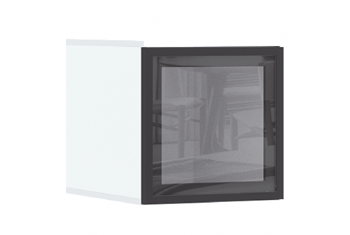 Антресоль-стекло Норд к пеналу 400 Белый