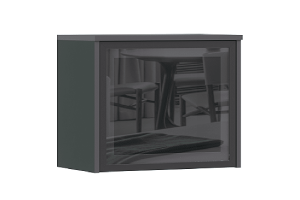 Антресоль-стекло "Норд" к терминалу (300) Изумрудный - Графит