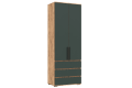 Набор шкафов Норд с ящиками Дуб Крафт Золотой - Изумрудный