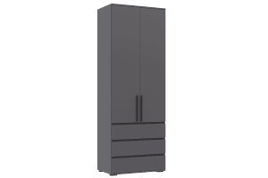 Набор шкафов "Норд" с ящиками Графит - Графит