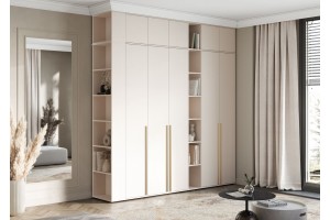 Набор шкафов "Норд" со стеллажами (кашемир)