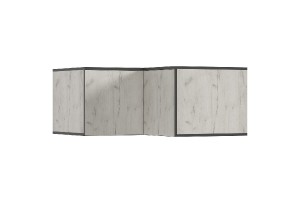 Набор шкафов "Норд" (170х210 см) с антресолями (дуб крафт белый)