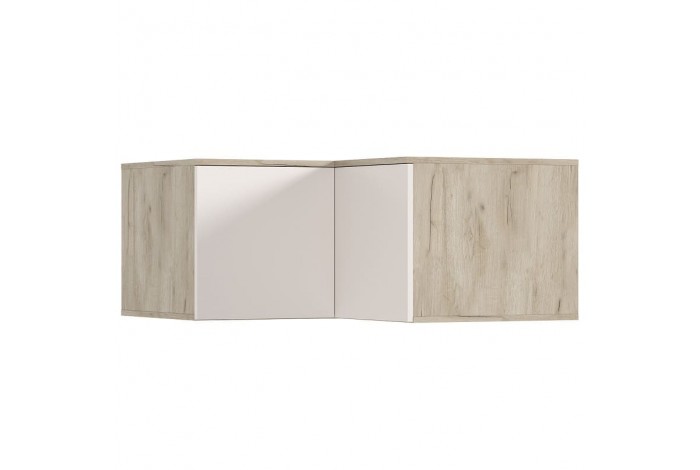 Антресоль Норд к шкафу угловому дуб крафт серый - кашемир