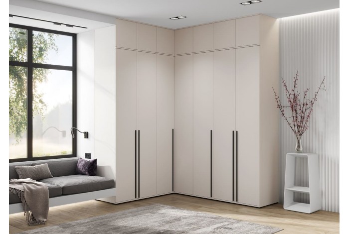 Набор шкафов Норд с антресолями кашемир