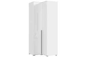 Набор шкафов "Норд" (170х210 см) с антресолями (белый - белый глянец)