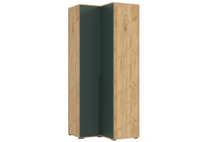 Набор шкафов "Норд" (170х210 см) с антресолями дуб крафт золотой - изумруд