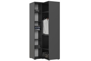 Набор шкафов "Норд" (170х210 см) с антресолями графит - изумруд