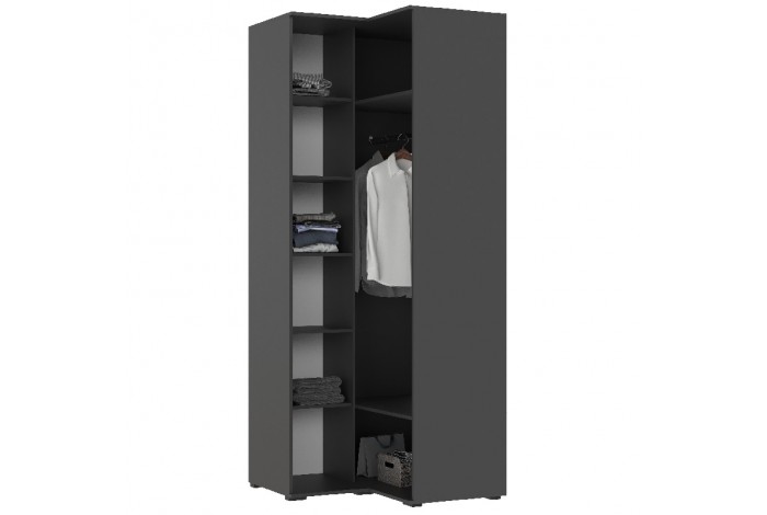 Набор шкафов Норд с антресолями графит