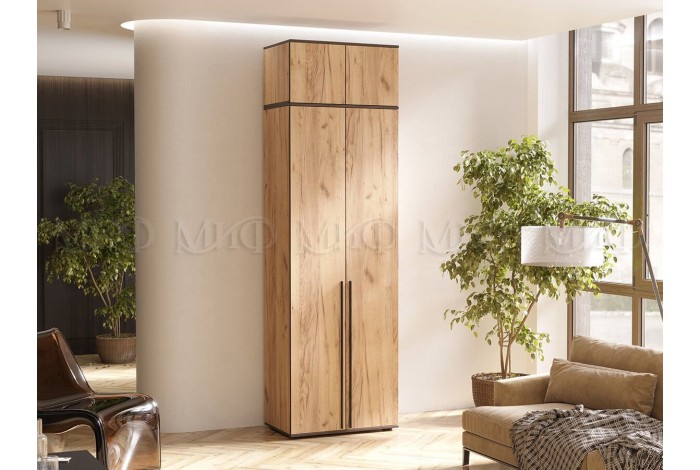 Антресоль Норд к шкафу 800 дуб крафт золотой