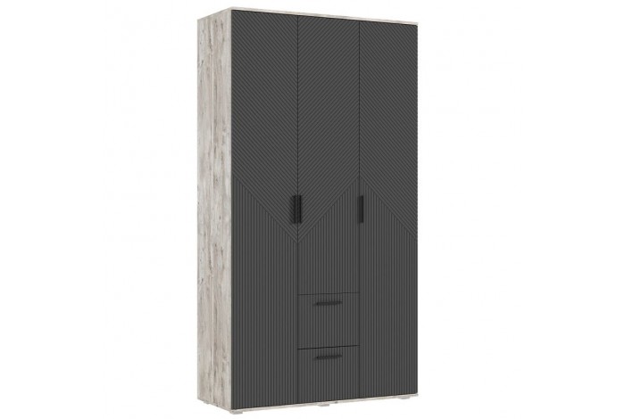 Спальня Сильвия - 2 Дуб Юкон - Браш Графит