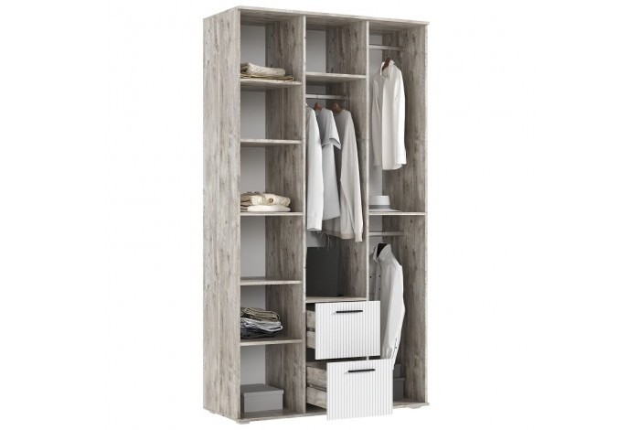 Спальня Сильвия - 2 Дуб Юкон - Браш Вайт