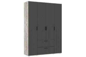 Набор мебели для спальни Сильвия - 1 Дуб Юкон - Браш Графит