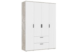 Набор мебели для спальни Сильвия - 1 Дуб Юкон - Браш Вайт