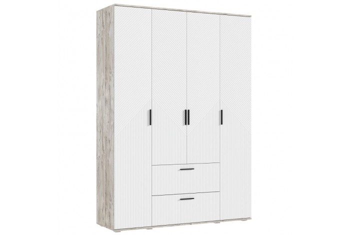 Спальня Сильвия - 2 Дуб Юкон - Браш Вайт