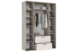 Набор мебели для спальни Сильвия - 1 Дуб Крафт серый - Кашемир