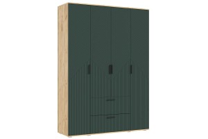 Набор мебели для спальни Сильвия - 1 Дуб Крафт Золотой - Браш Мени Грин