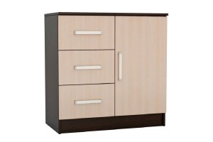 Набор мебели для спальни "Бася - 1"  (венге - дуб беленый)