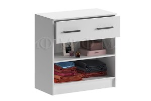 Комод Бася с ящиком 2-мя дверцами (белый)