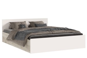 Кровать "Бася 1,6" (дуб крафт серый - кашемир)