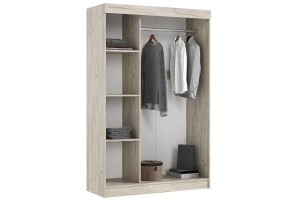 Набор мебели для спальни "Бася - 1" (дуб крафт серый - кашемир)