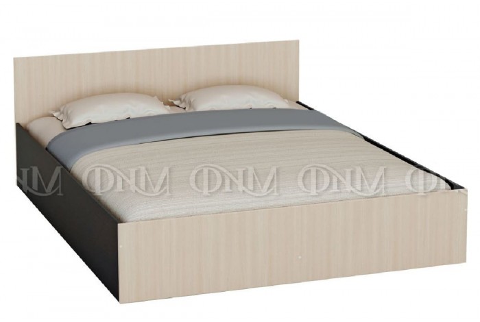 Кровать Бася 1,6 венге - дуб беленый