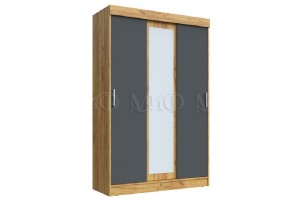 Набор мебели для спальни "Бася - 2"  (дуб крафт золотой - графит)